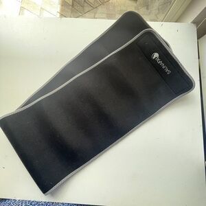 SaunaFX Neoprene Waist Trainer, Black with‎ Adjustable Hook and Loop Fastener